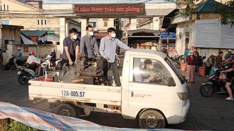 Tổ chức phun hóa chất diệt muỗi diện rộng tại phường Kỳ Lừa