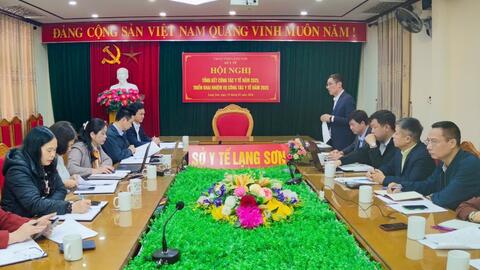 Đoàn kiểm tra 389 của Bộ Y tế làm việc tại Sở Y tế Lạng Sơn