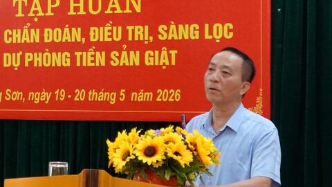 43 cán bộ y tế tham gia tập huấn chẩn đoán điều trị sàng lọc và dự phòng tiền sảng giật